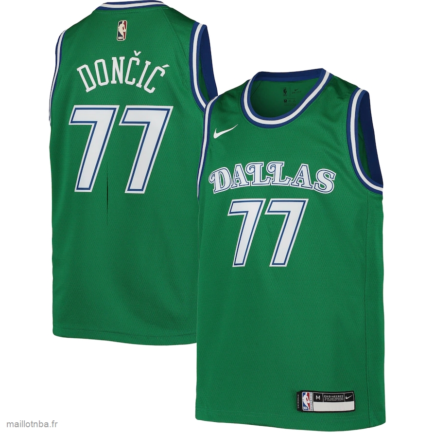 Maillot Dallas Mavericks Luka Doncic Nike Green 2020/21 Jersey - Classic Edition